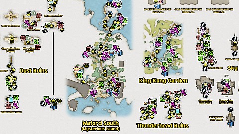 Waford, One Piece Odyssey Map