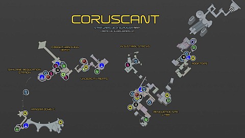 Coruscant, Star Wars Jedi: Survivor Map