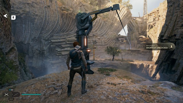 Gorge Crash Site Shortcut #1