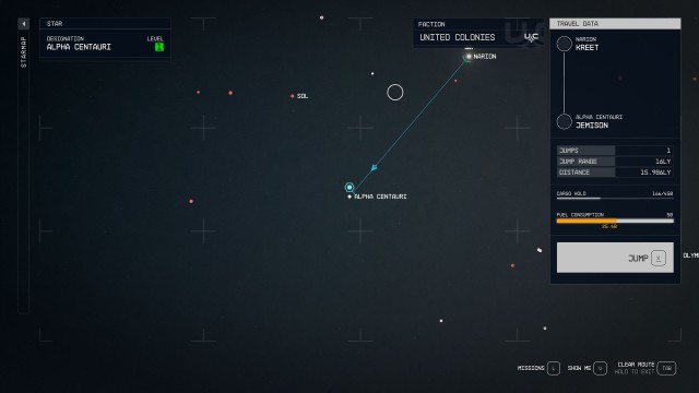 Grav Jump to Jemison