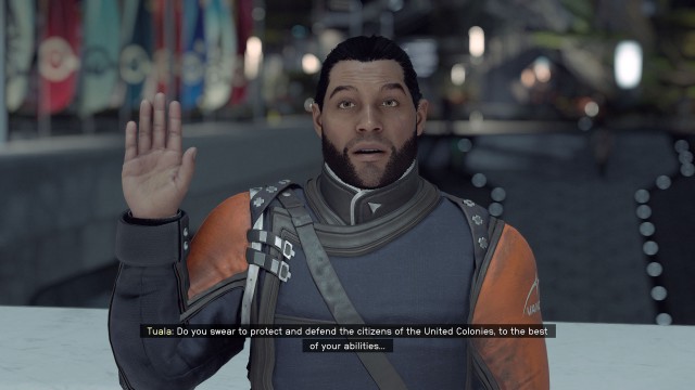 Follow Commander Tuala / Speak to Commander Tuala