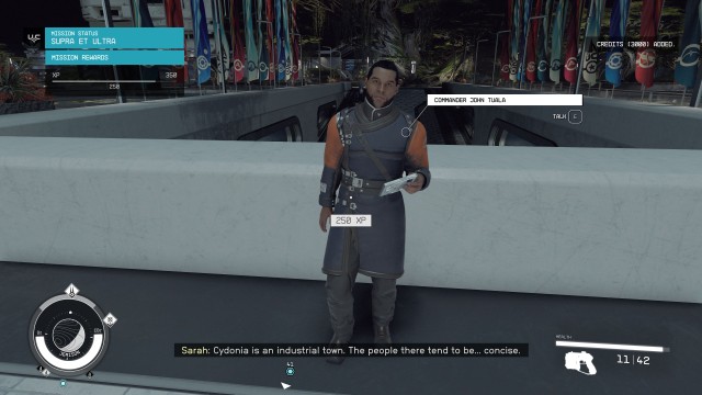 Follow Commander Tuala / Speak to Commander Tuala