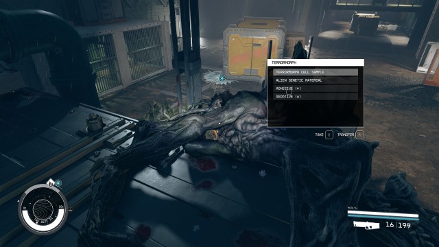 Collect the Terrormorph tissue sample