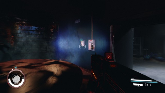 Continue deeper into the embassy / Approach the intercom / Throw the power switch