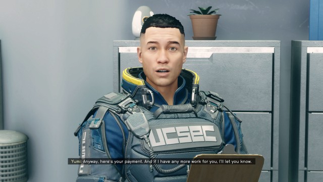 Deliver the package to Sergeant Yumi