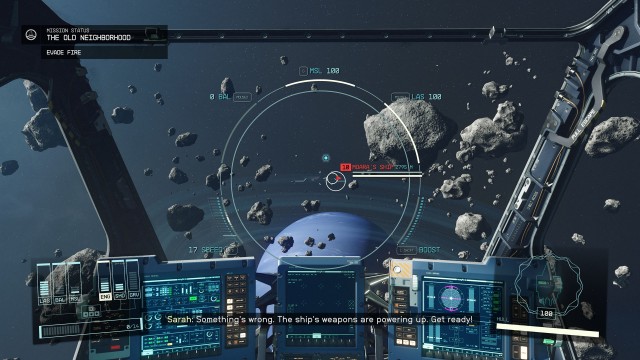 Approach the Ship / Evade Fire / Damage Moara's Ship