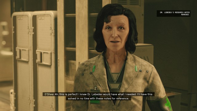 Give the Research Notes to Nurse O'Shea