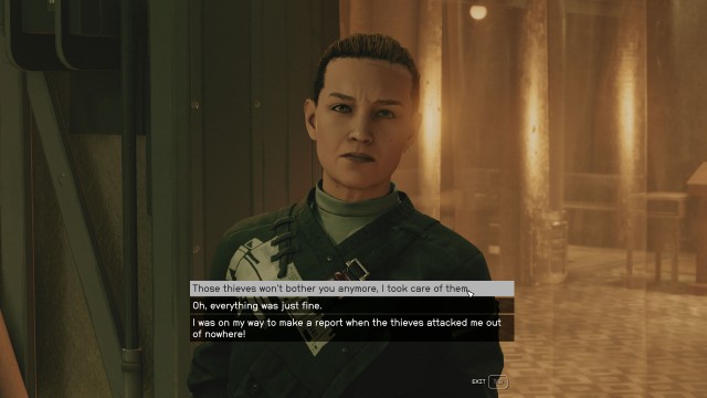 Report back to Theresa
