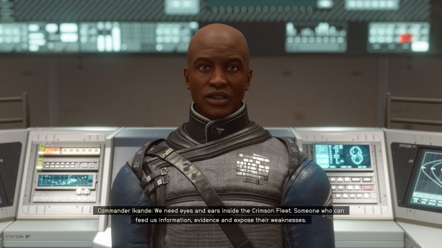 Speak to Commander Ikande in the Operations Center
