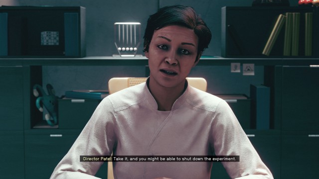 Follow Ethan / Speak to Director Patel