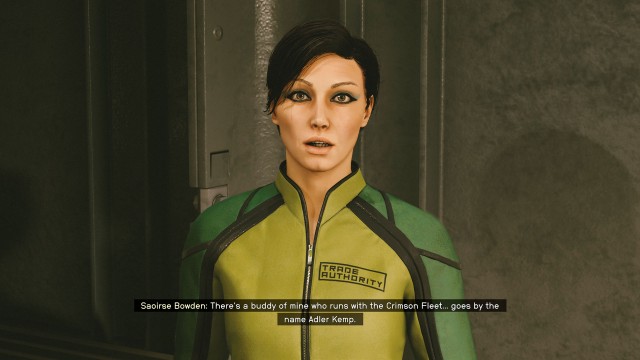 Proceed to Cydonia / Speak to Saoirse Bowden at the Trade Authority