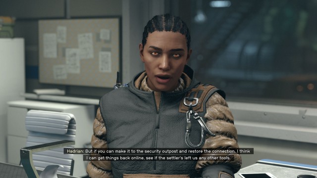 Speak to the woman