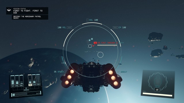 Travel to Arcturus II / Destroy the mercenary patrol ships