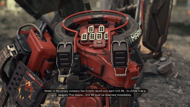 Follow Kaiser to the mission site / Speak to Kaiser