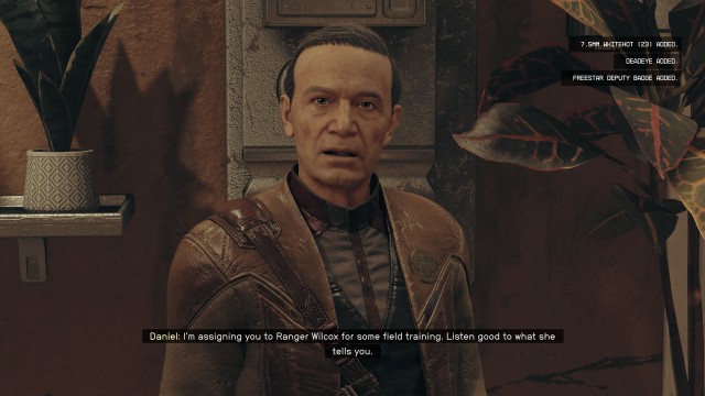 Talk to Marshal Blake