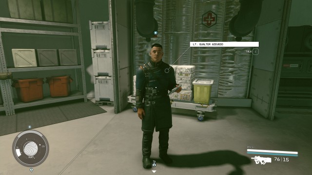 (Optional) Visit Lt. Azevedo to purchase new gear