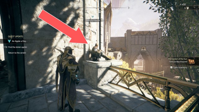 "The Garden of the Sun" Treasure Map