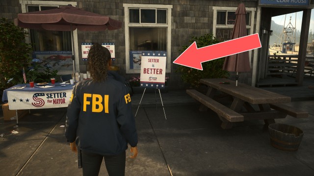 Setter for Mayor Sign #1