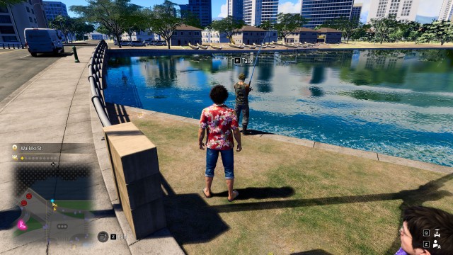 Fishing Homeless Man