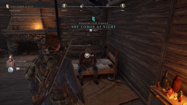 She comes at night