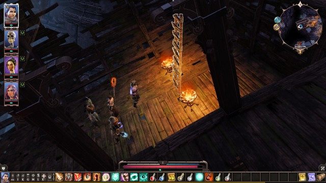 Ladder up to Mordus' Cave