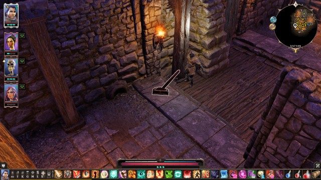 The Witch House Cellar Lever