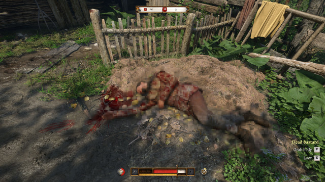 (Optional) Pick up the corpse.