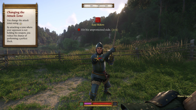 Swordplay.