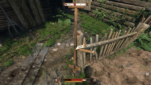 (Optional) Take the spade.