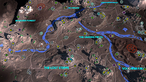 Toshara, Star Wars Outlaws Map