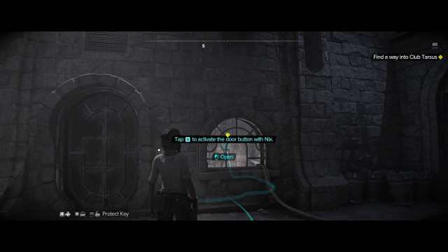 Find a way into Club Tarsus.