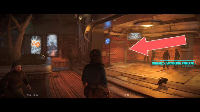 Makal's Gambling Parlor Entrance