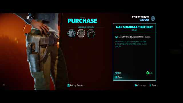 Nar Shaddaa Thief Belt