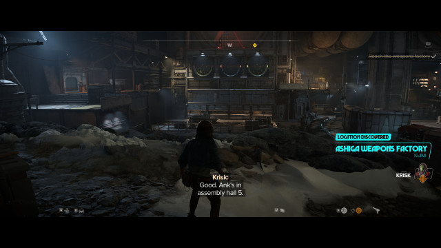 Reach the weapons factory.