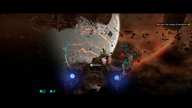 Recover the cargo of sansanna.