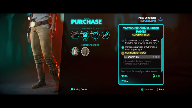 Tatooine Gunslinger Pants