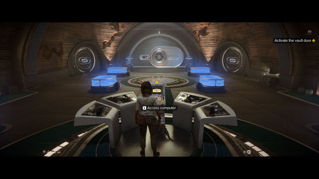 Activate the vault door