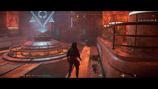 Break into the tower.