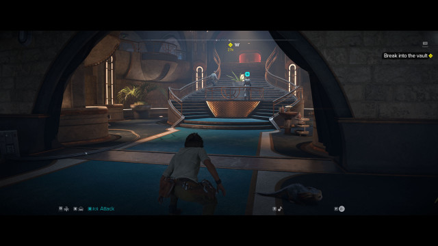 Break into the vault.
