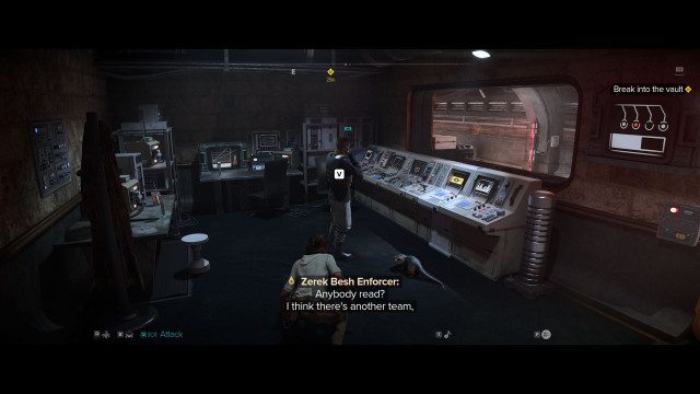 Break into the vault.