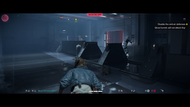Disable the anti-air defenses.