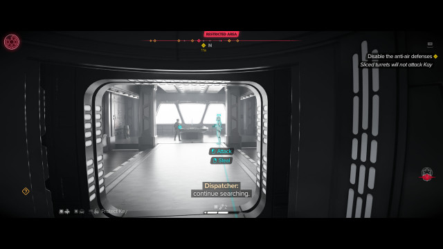 Disable the anti-air defenses.