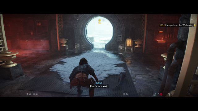 Escape from the Wellspring.