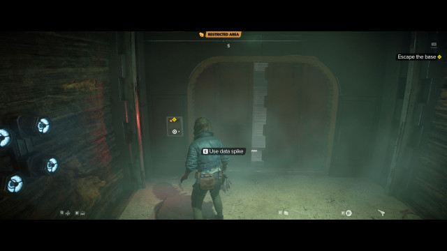 Escape the base.
