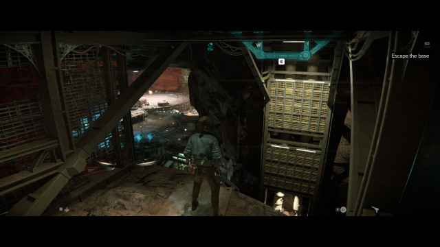 Escape the base.