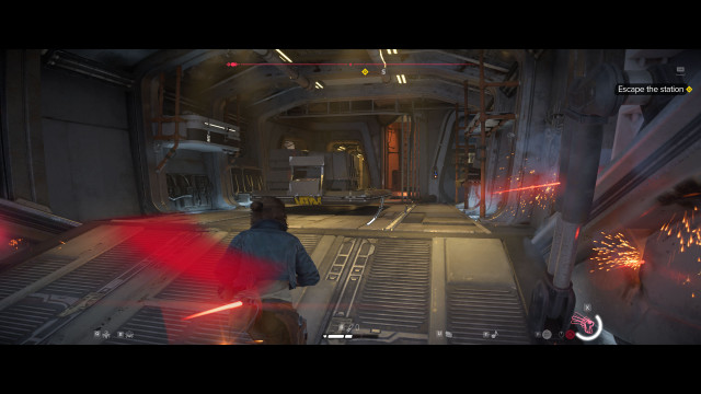 Escape the station.