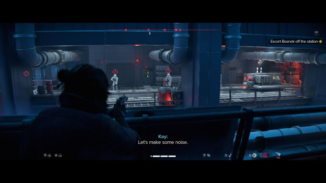 Escort Bosnok off the station.