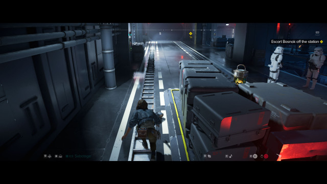 Escort Bosnok off the station.