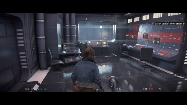 Escort Bosnok off the station.