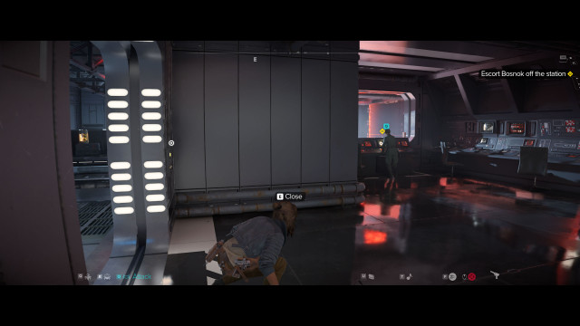 Escort Bosnok off the station.